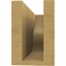 Ekena Millwork 4in. W x 6in. H x 12in. L Greensboro Woodgrain TimberThane Rafter Tail, Primed Tan RFTUR04X06X12GRNRCPR - alternate 2